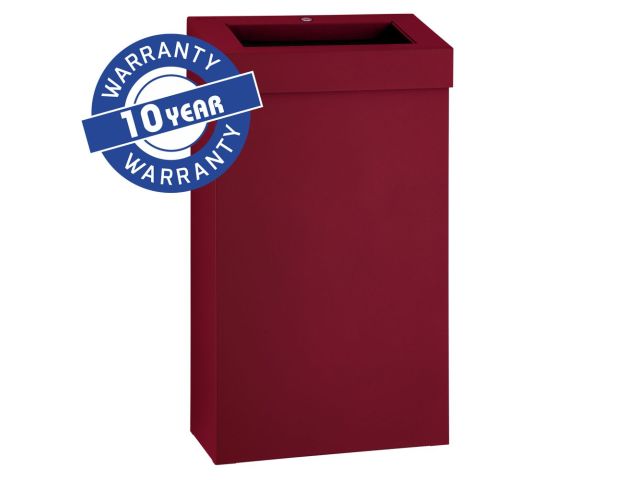 MERIDA STELLA RED LINE SLIM open waste bin 27 l, red